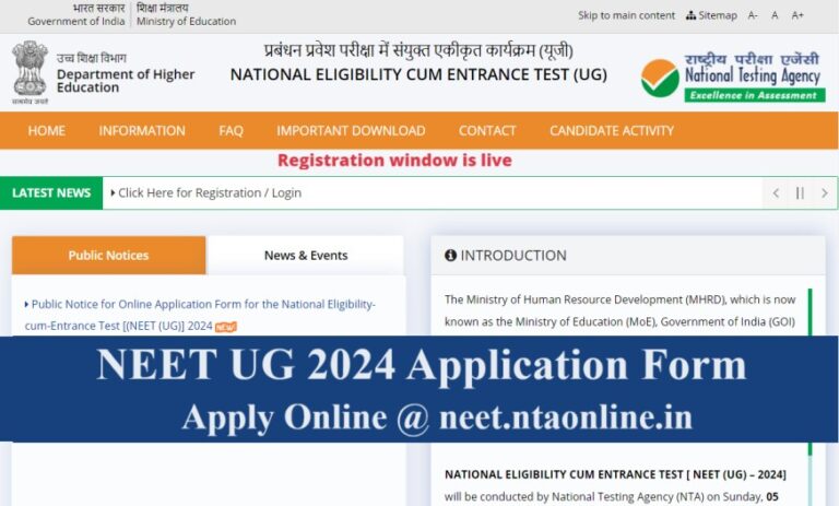 Neet Ug Admit Card Link Out Neet Ntaonline In Neet Ug Hall Ticket Download Iscb