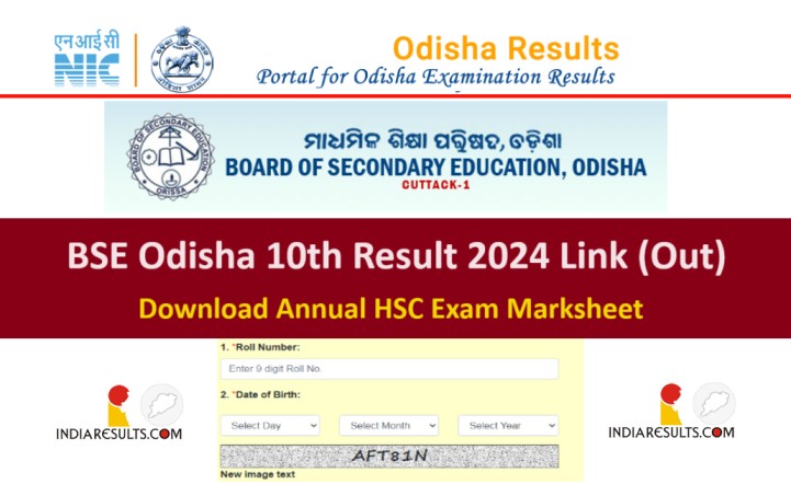 Odisha 10th Class Result 2024 Link Indiaresults