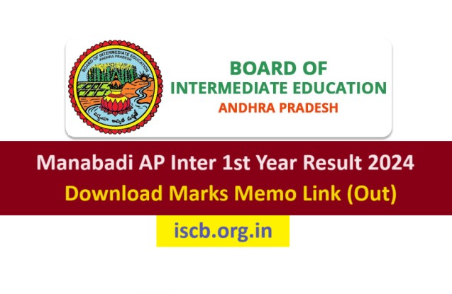Manabadi AP Inter 1st Year Result 2024 Name Wise Link