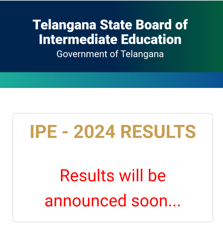 Results.cgg.gov.in Inter 1st 2nd Year Result 2024 Link (Out) Mark memo