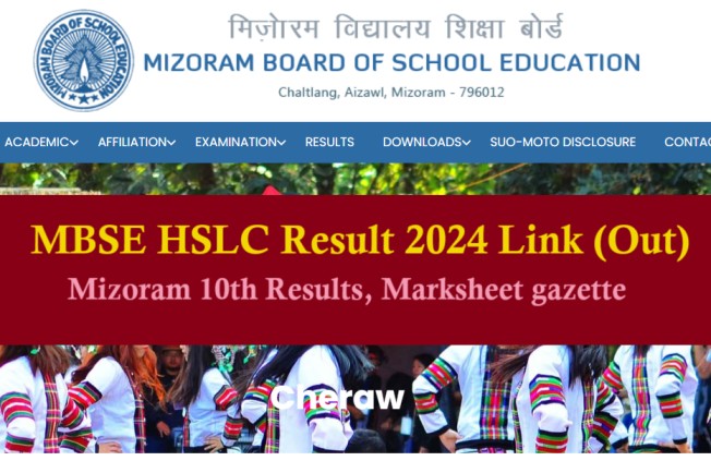 MBSE HSLC Result 2024 Link