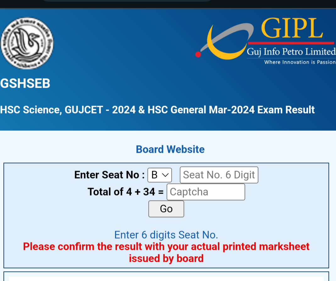 GSEB HSC Result 2025 Link (Out) Gseb.org Std 12th Science Arts Commerce ...