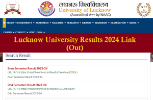 Lucknow University Results 2024 Link (Out) Result.lkouniv.ac.in BA B.Sc ...